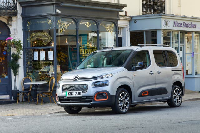 <p>The e-Berlingo has a huge amount of versatile stowage, and you can turn it into a van if you like</p>